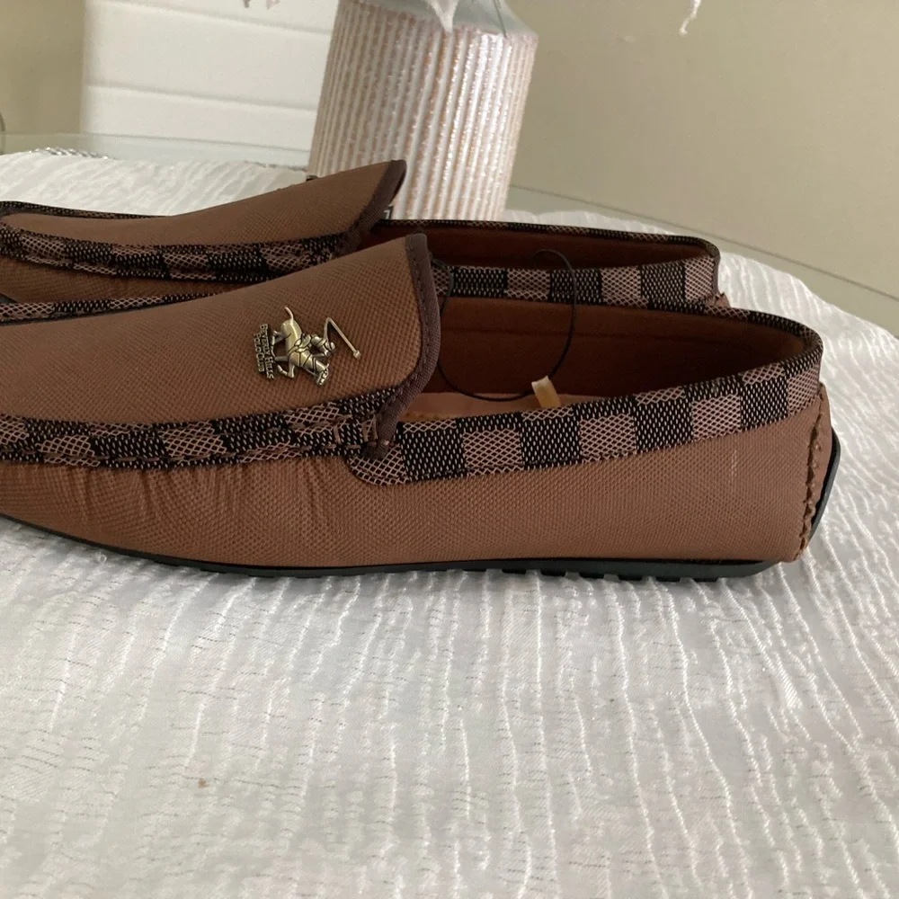 Beverly Hills Polo Club Men’s Loafers Brown Size 9 NWT